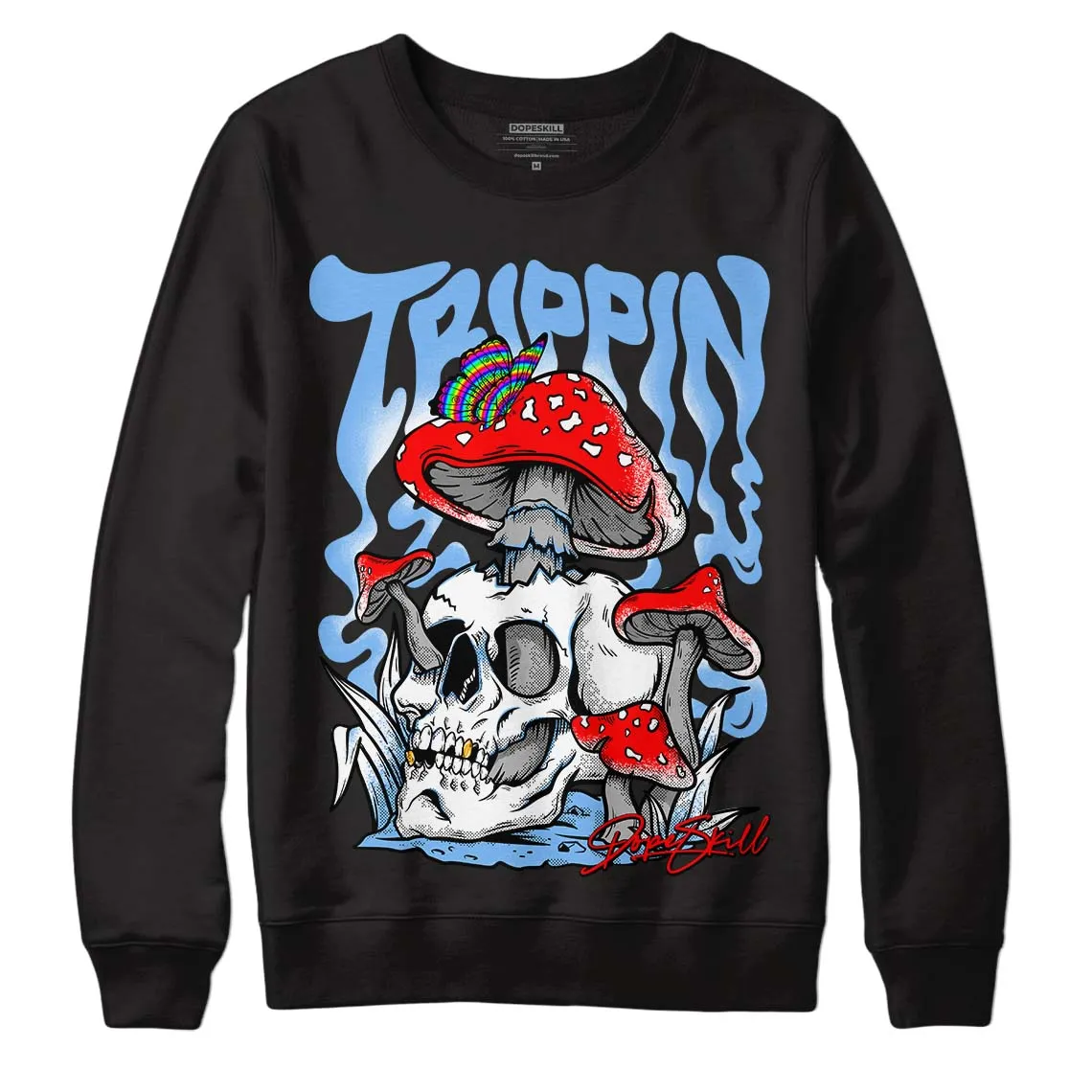 University Blue 6s DopeSkill Sweatshirt Trippin Graphic sold by DopeSkill product image thumbnail 2