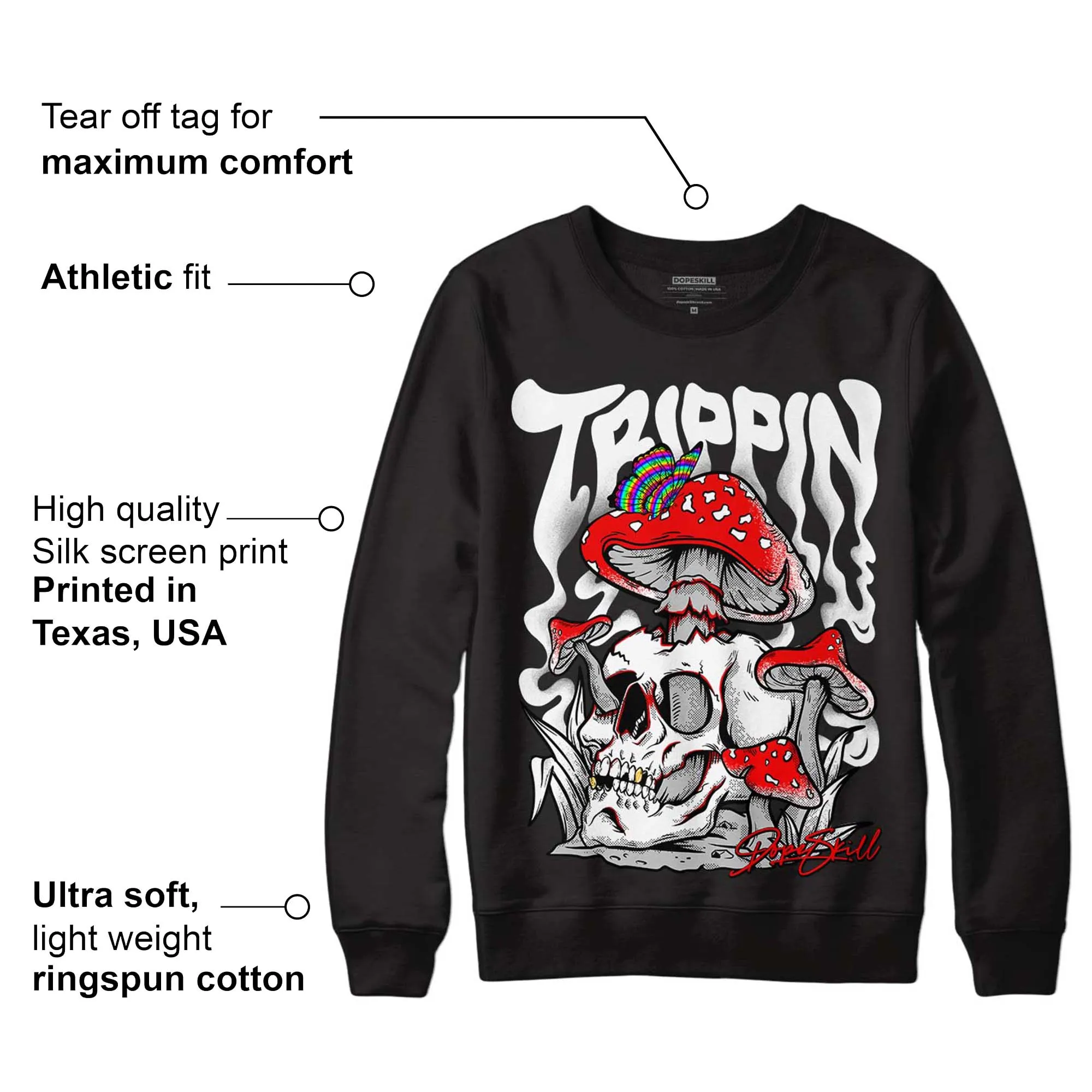 Dunk Low Panda White Black DopeSkill Sweatshirt Trippin Graphic sold by DopeSkill product image thumbnail 3