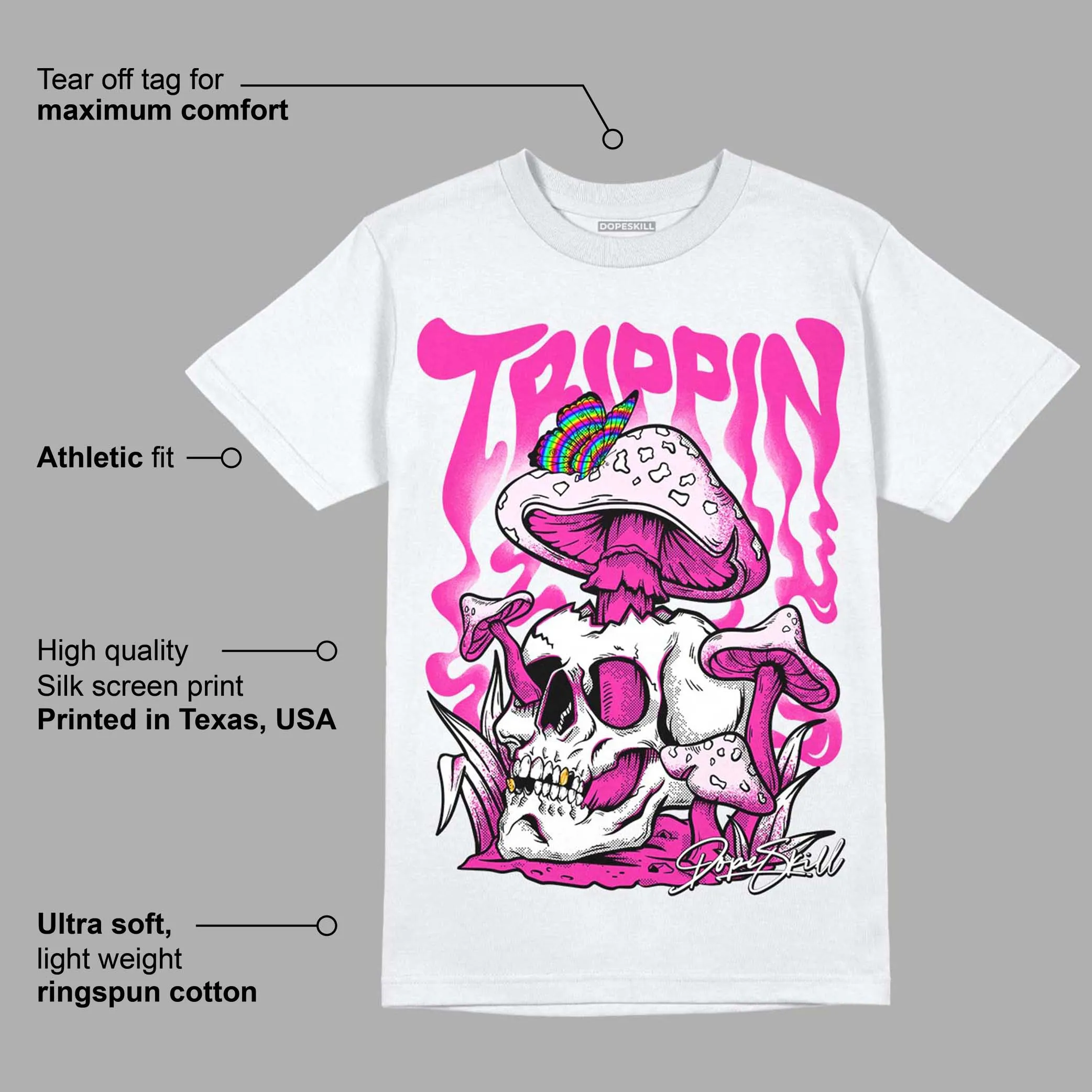 Triple Pink Dunk Low DopeSkill T-Shirt Trippin Graphic sold by DopeSkill product image thumbnail 3
