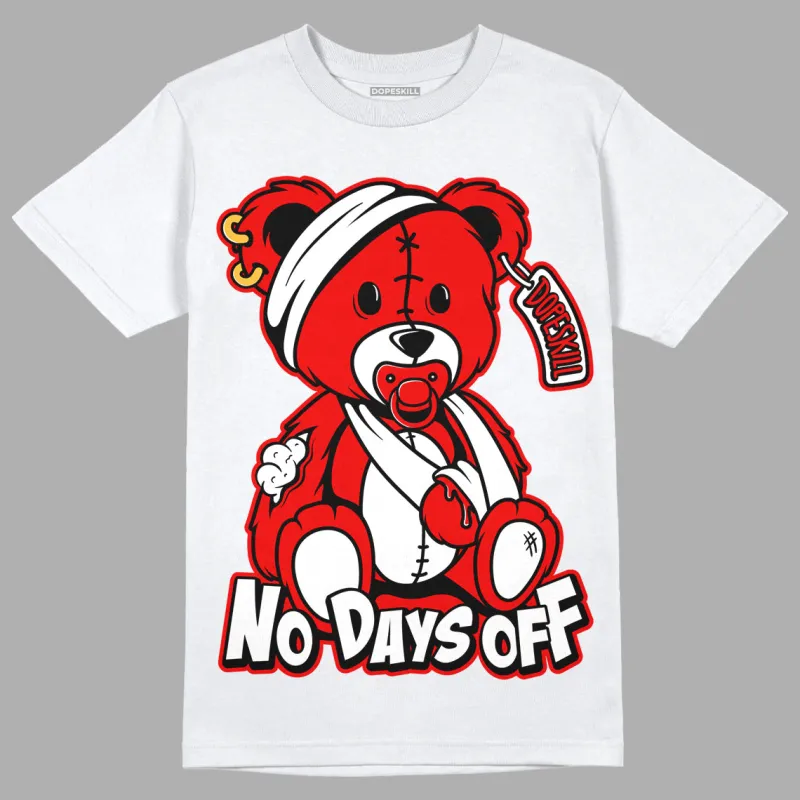 Cherry 11s DopeSkill T-Shirt Hurt Bear Graphic sold by DopeSkill
