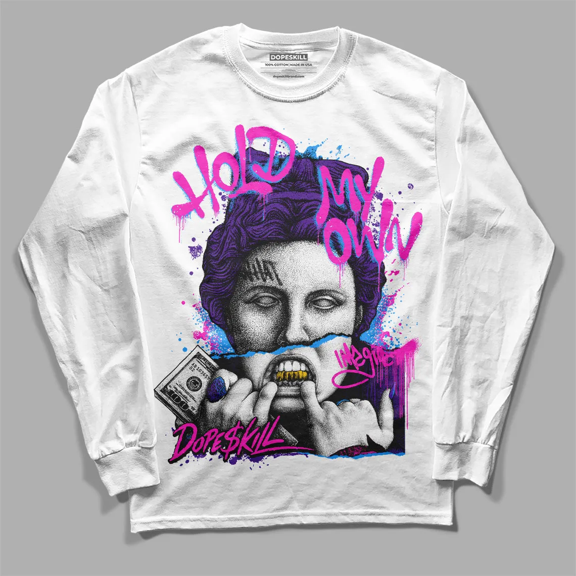 PURPLE Collection DopeSkill Long Sleeve T-Shirt Hold My Own Graphic sold by DopeSkill product image thumbnail 2