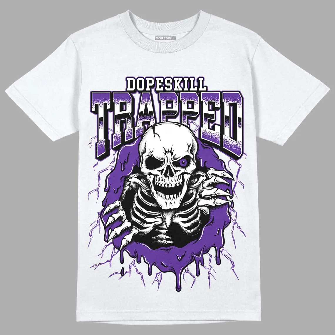 PURPLE Collection DopeSkill T-Shirt Trapped Halloween Graphic sold by DopeSkill product image thumbnail 2