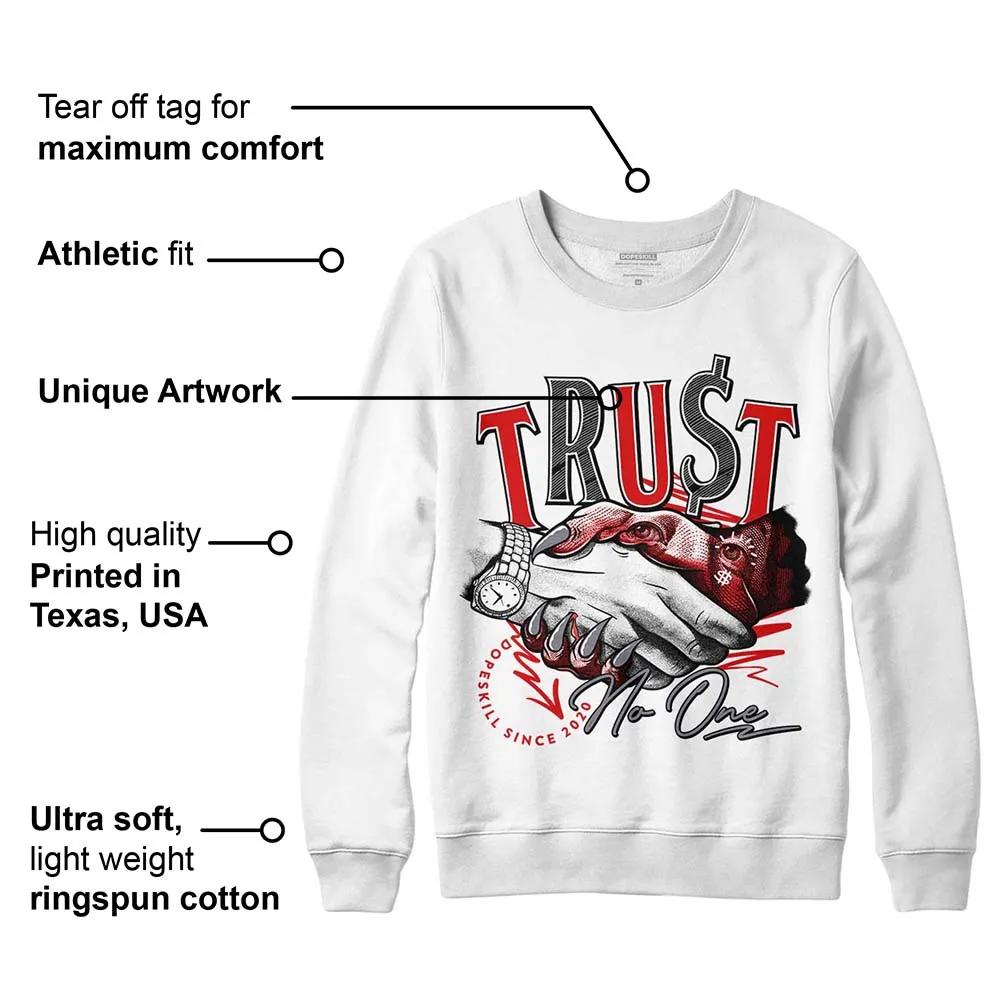 Gym Red 9s DopeSkill Sweatshirt Trust No One Graphic sold by DopeSkill product image thumbnail 3