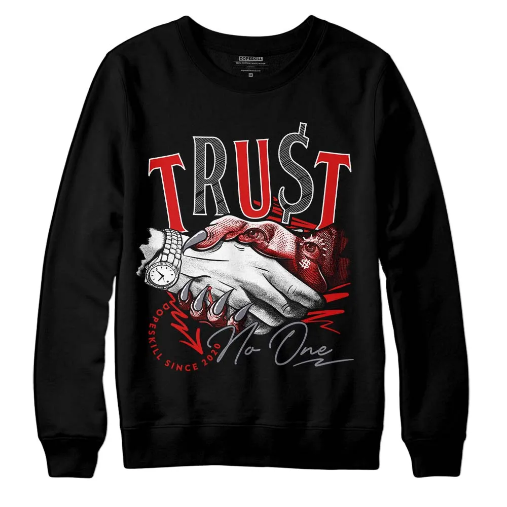 Gym Red 9s DopeSkill Sweatshirt Trust No One Graphic sold by DopeSkill product image thumbnail 2