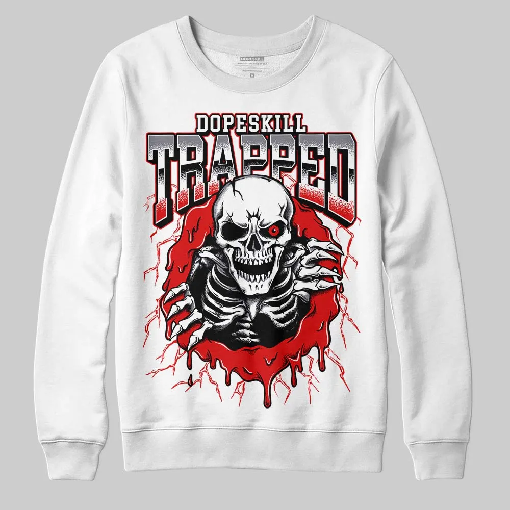 Gym Red 9s DopeSkill Sweatshirt Trapped Halloween Graphic sold by DopeSkill