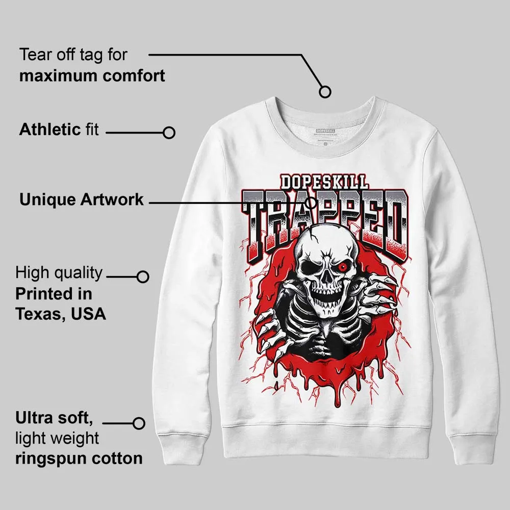 Gym Red 9s DopeSkill Sweatshirt Trapped Halloween Graphic sold by DopeSkill product image thumbnail 3