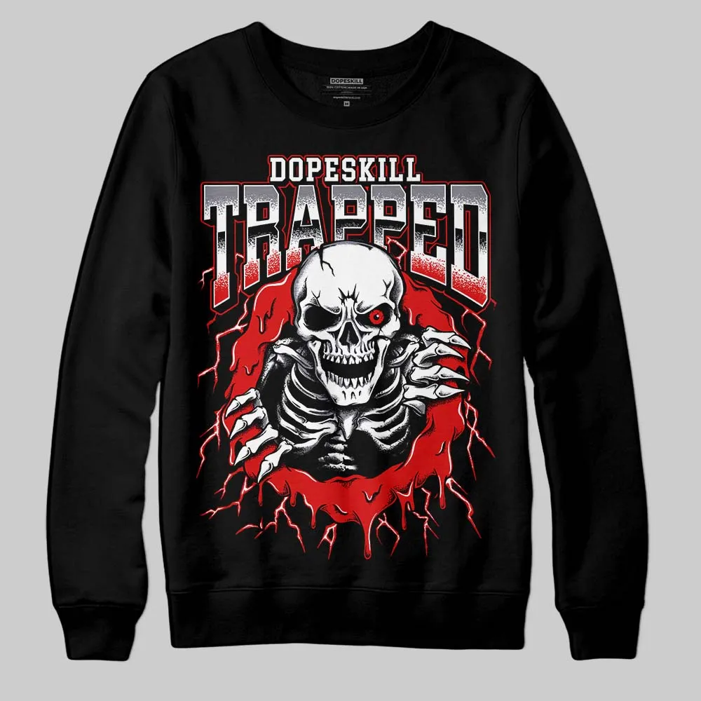 Gym Red 9s DopeSkill Sweatshirt Trapped Halloween Graphic sold by DopeSkill product image thumbnail 2