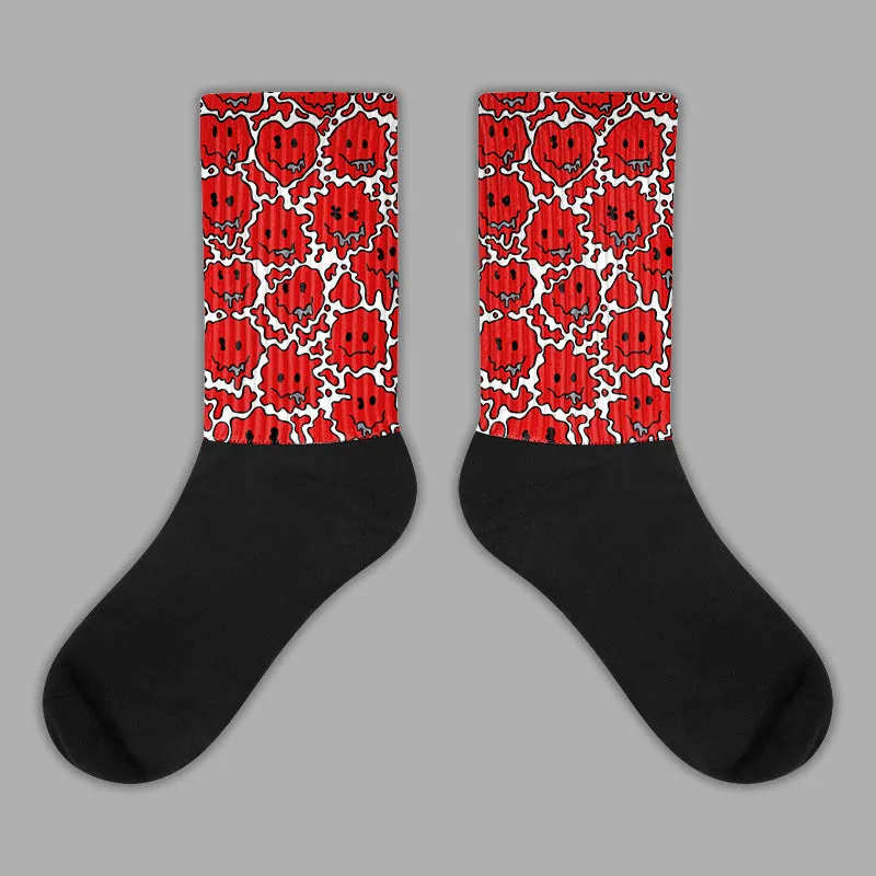 Gym Red 9s Sublimated Socks Slime Graphic sold by DopeSkill