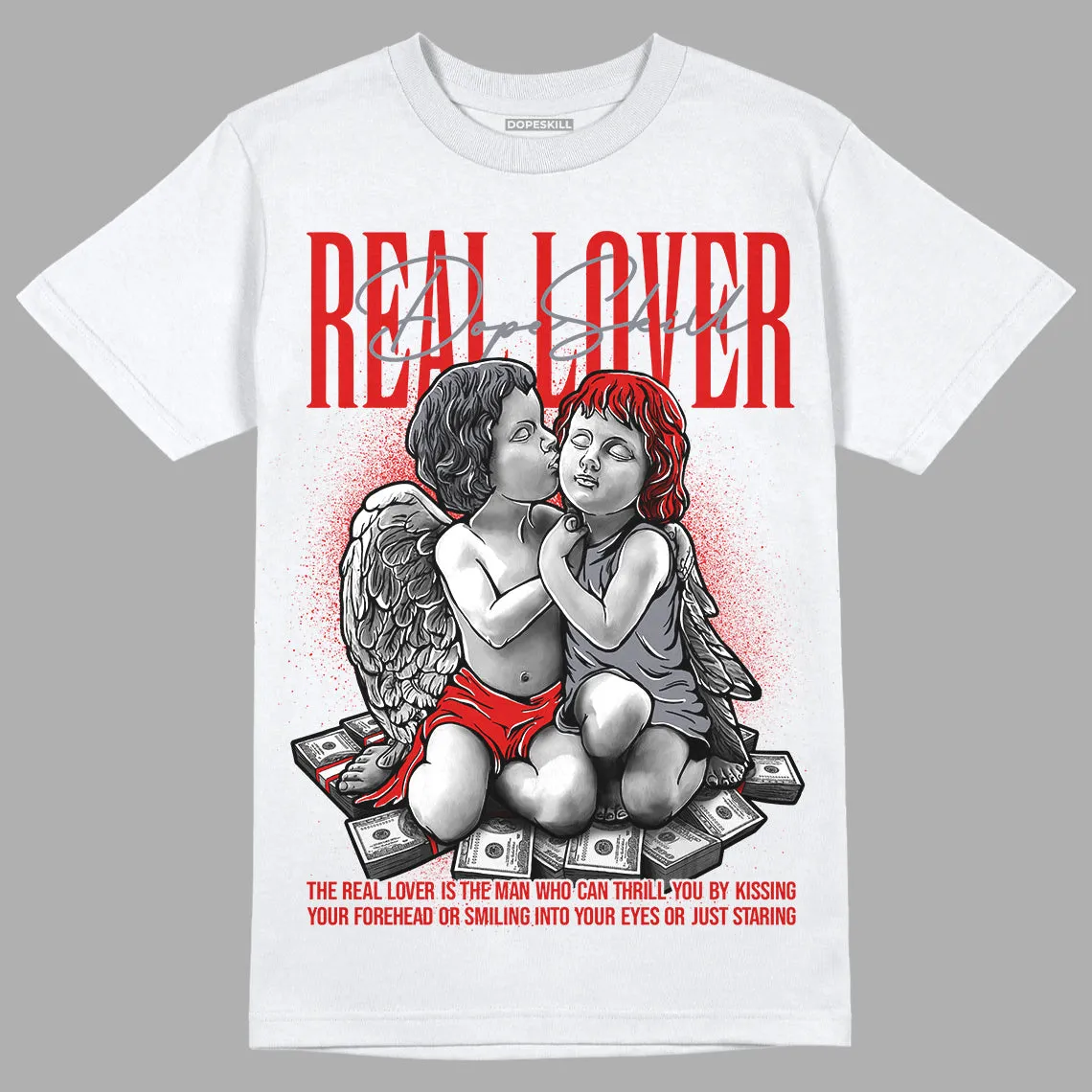 Gym Red 9s DopeSkill T-Shirt Real Lover Graphic sold by DopeSkill