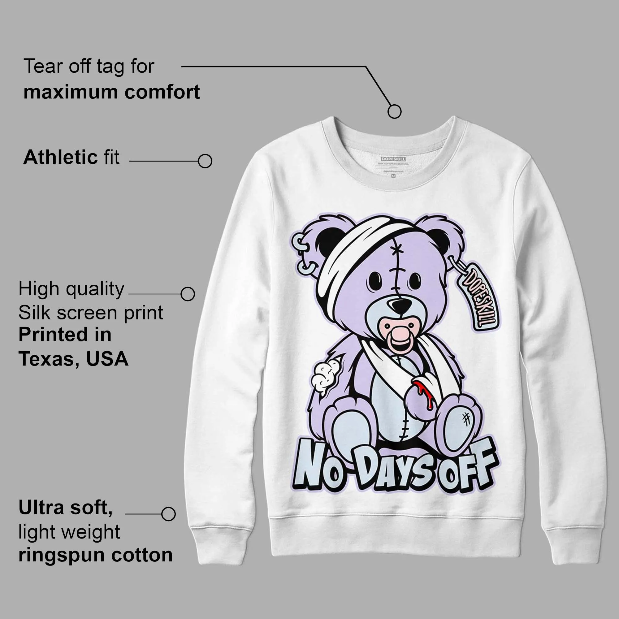 Easter Dunk Low DopeSkill Sweatshirt Hurt Bear Graphic sold by DopeSkill product image thumbnail 3