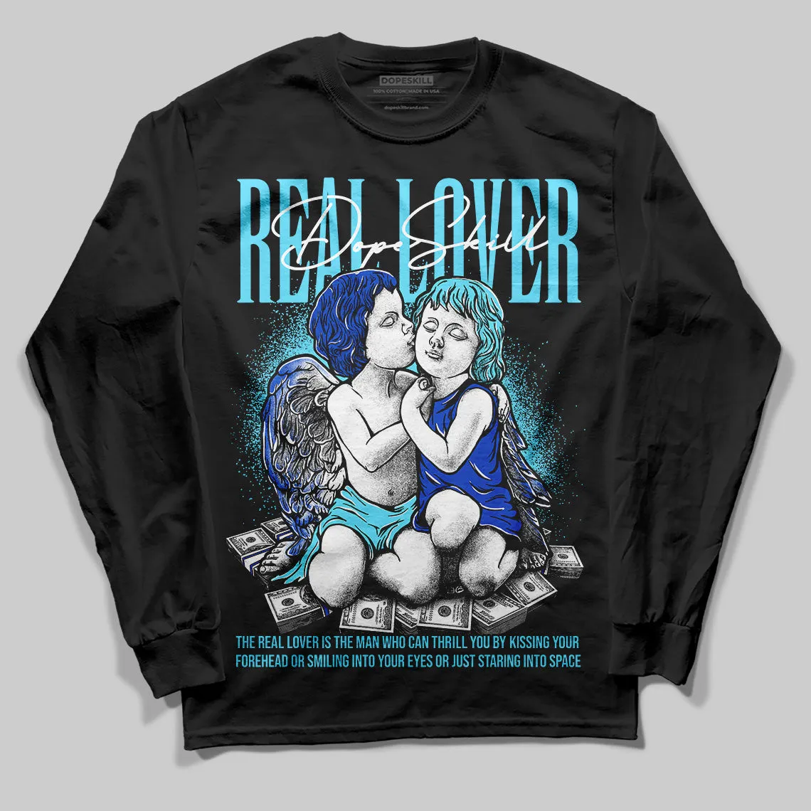 SB Dunk Argon DopeSkill Long Sleeve T-Shirt Real Lover Graphic sold by DopeSkill product image thumbnail 2
