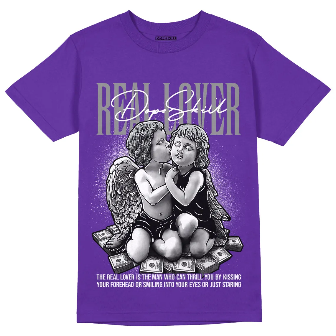 Court Purple 13s DopeSkill Purple T-shirt Real Lover Graphic sold by DopeSkill
