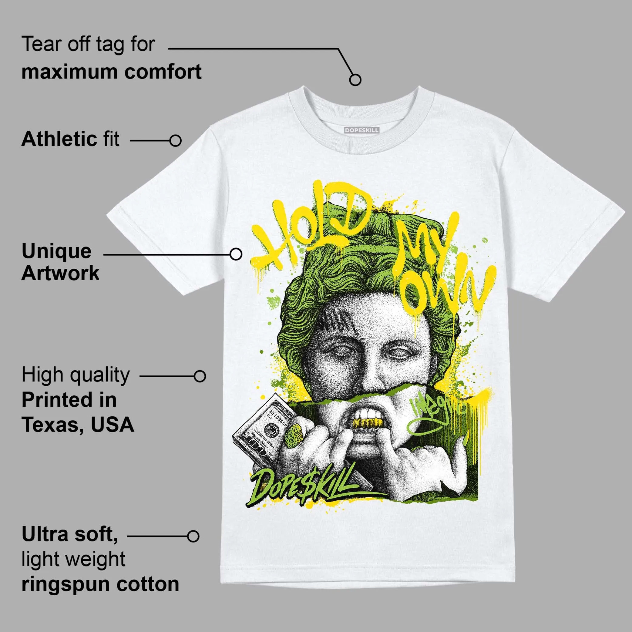 Dunk Low 'Chlorophyll' DopeSkill T-Shirt Hold My Own Graphic sold by DopeSkill product image thumbnail 3