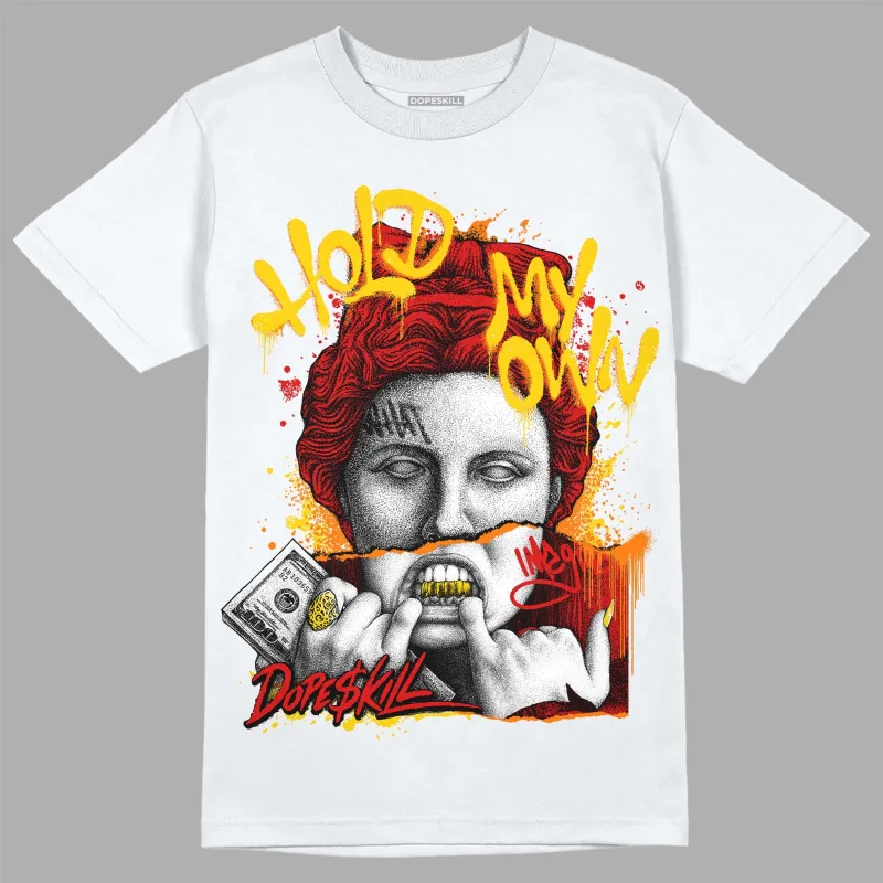 Fire Red 3s DopeSkill T-Shirt Hold My Own Graphic sold by DopeSkill