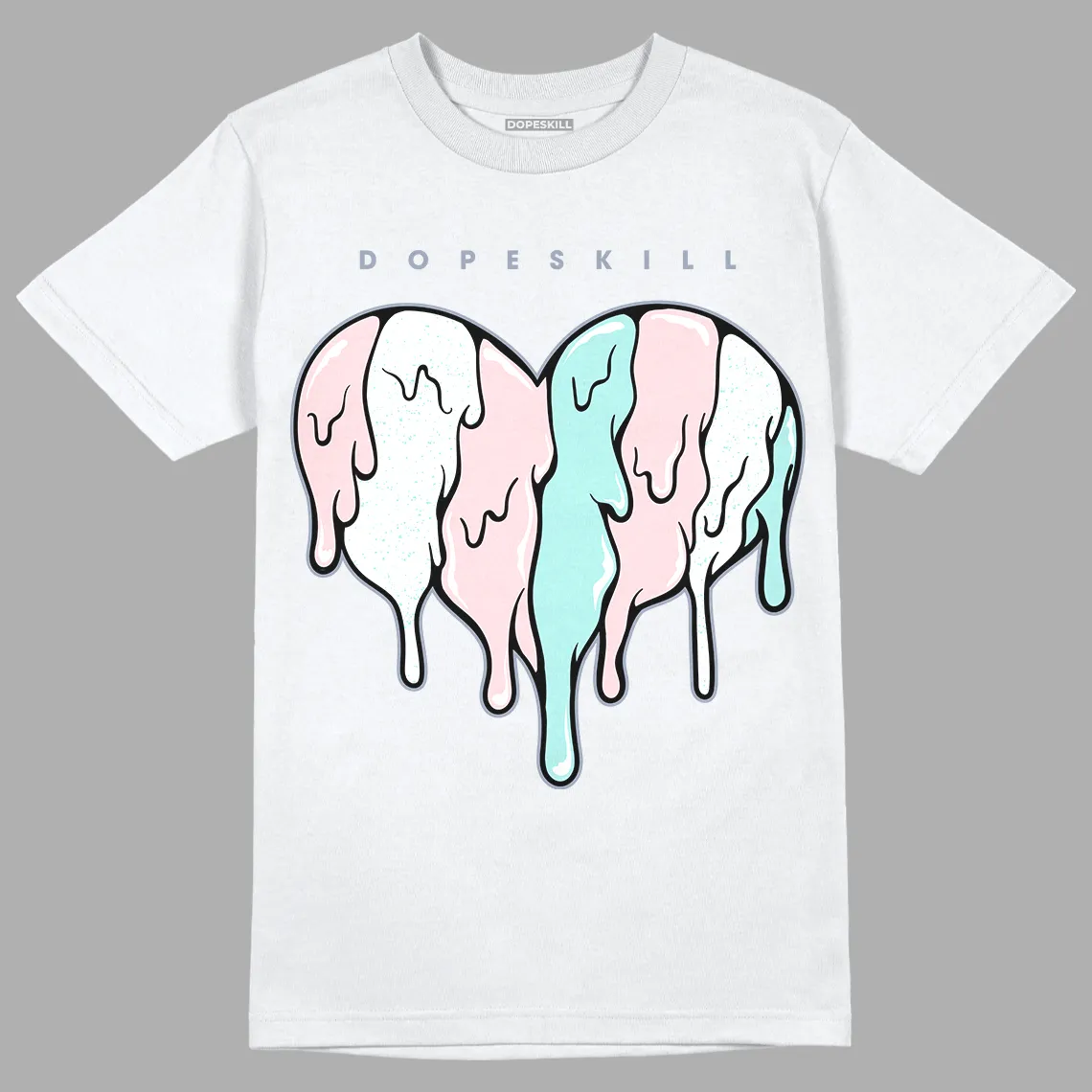 AJ 5 Easter DopeSkill T-Shirt Slime Drip Heart Graphic sold by DopeSkill