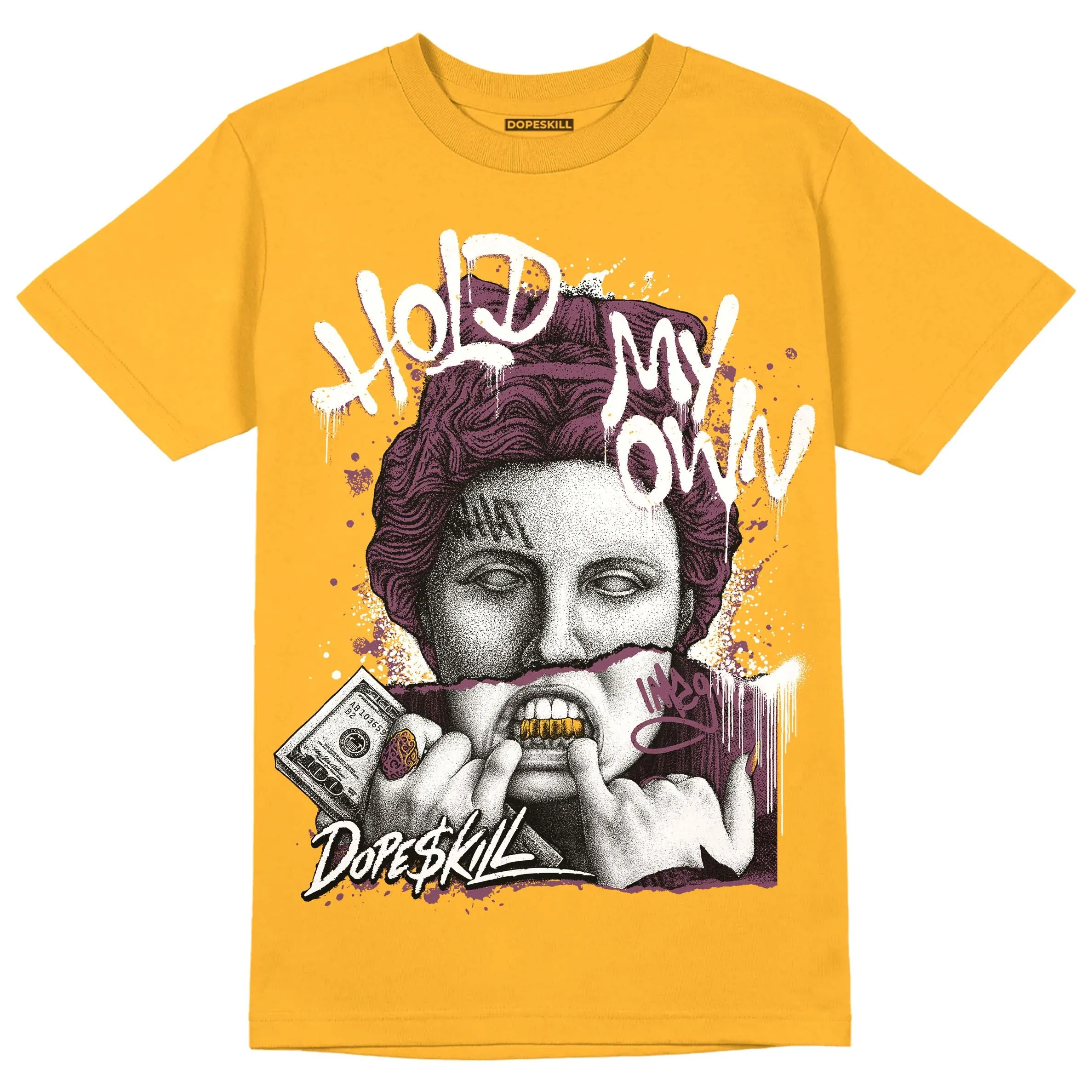 AJ 1 Retro High OG Brotherhood DopeSkill University Gold T-shirt Hold My Own Graphic sold by DopeSkill