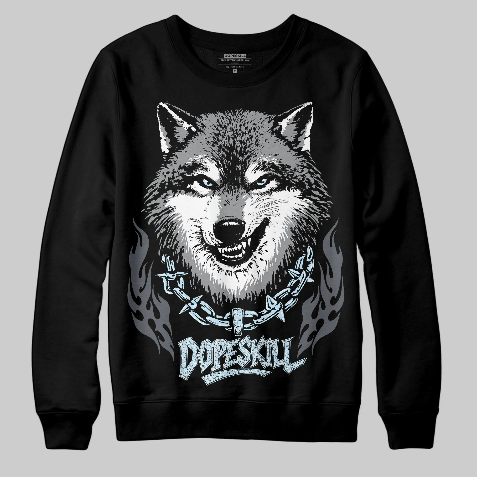 Wolf Grey 5s DopeSkill Sweatshirt Wolf Grey Graphic sold by DopeSkill product image thumbnail 2