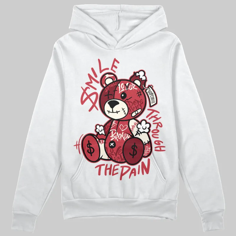 Valentine’s Day 4s DopeSkill Hoodie Sweatshirt Smile Through The Pain Graphic sold by DopeSkill