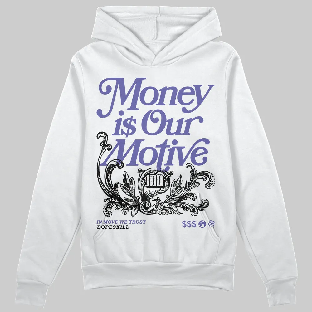 Lakers 4s DopeSkill Hoodie Sweatshirt Money Is Our Motive Typo Graphic sold by DopeSkill product image thumbnail 2
