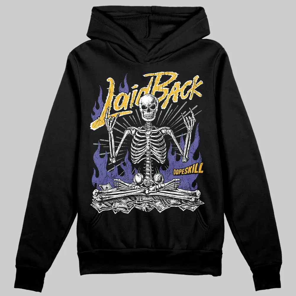 Lakers 4s DopeSkill Hoodie Sweatshirt Laid Back Graphic sold by DopeSkill