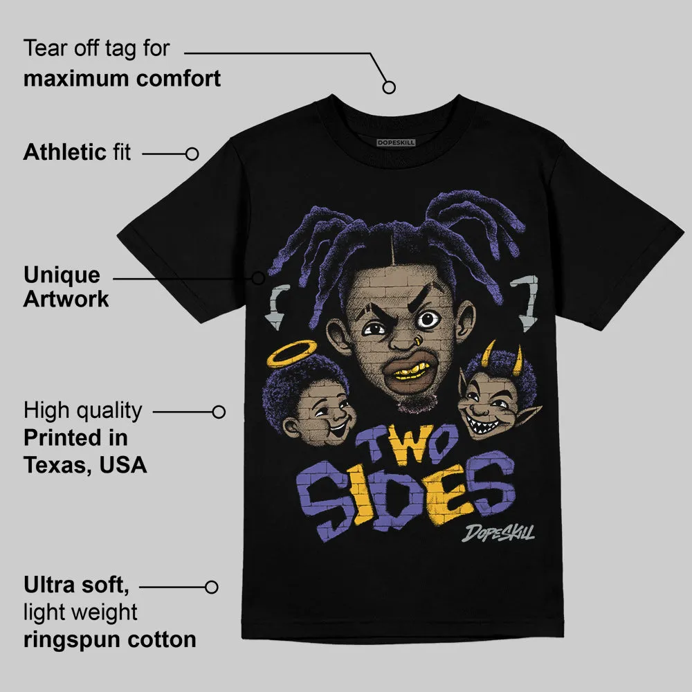 Lakers 4s DopeSkill T-Shirt Two Sides Graphic sold by DopeSkill product image thumbnail 3
