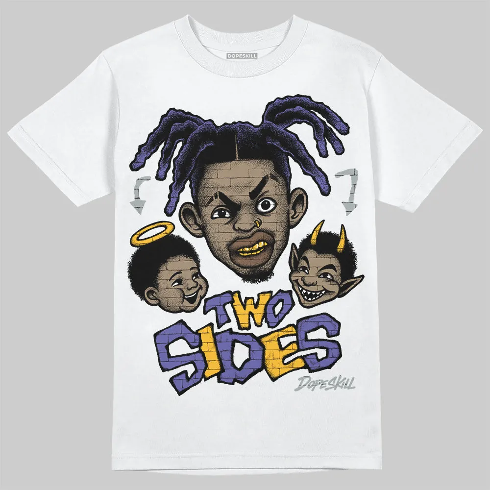 Lakers 4s DopeSkill T-Shirt Two Sides Graphic sold by DopeSkill product image thumbnail 2