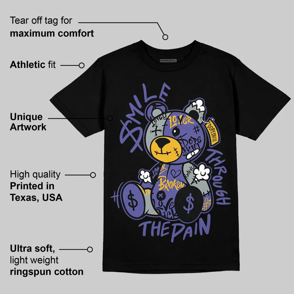 Lakers 4s DopeSkill T-Shirt Smile Through The Pain Graphic sold by DopeSkill product image thumbnail 3