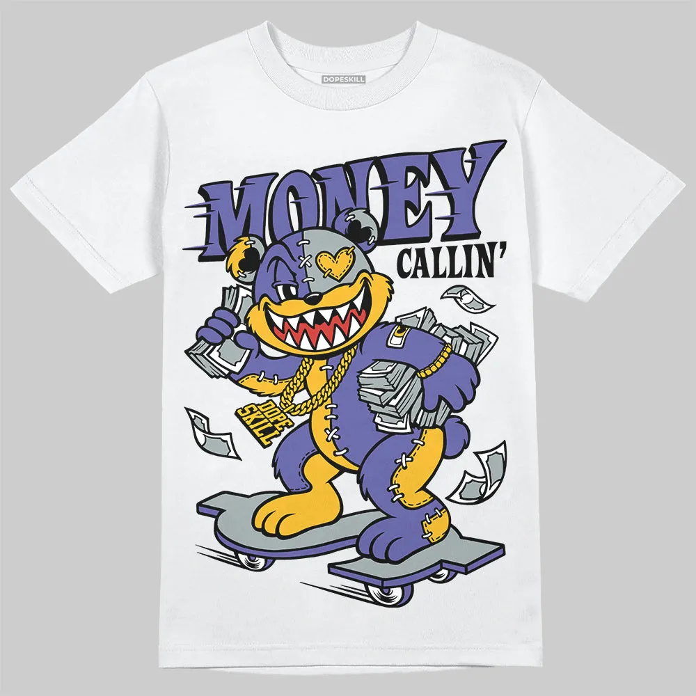 Lakers 4s DopeSkill T-Shirt Money Callin' Graphic sold by DopeSkill product image thumbnail 2