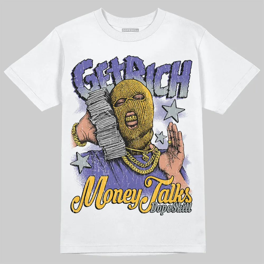 Lakers 4s DopeSkill T-Shirt Get Rich Graphic sold by DopeSkill product image thumbnail 2