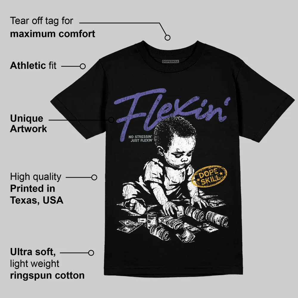 Lakers 4s DopeSkill T-Shirt Flexin' Graphic sold by DopeSkill product image thumbnail 3