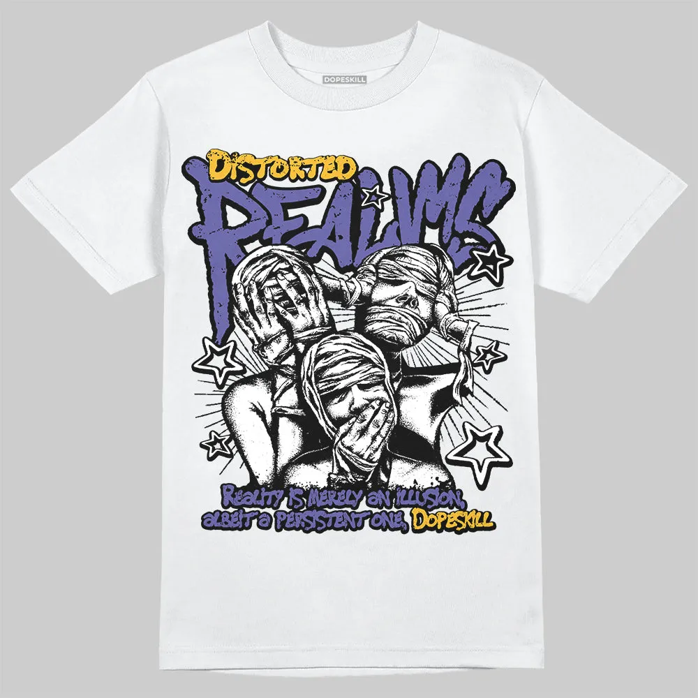 Lakers 4s DopeSkill T-Shirt Distorted Realms Graphic sold by DopeSkill product image thumbnail 2