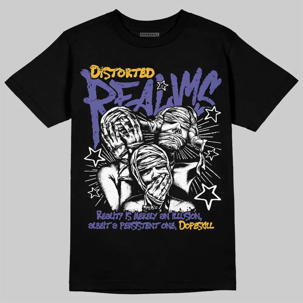 Lakers 4s DopeSkill T-Shirt Distorted Realms Graphic sold by DopeSkill