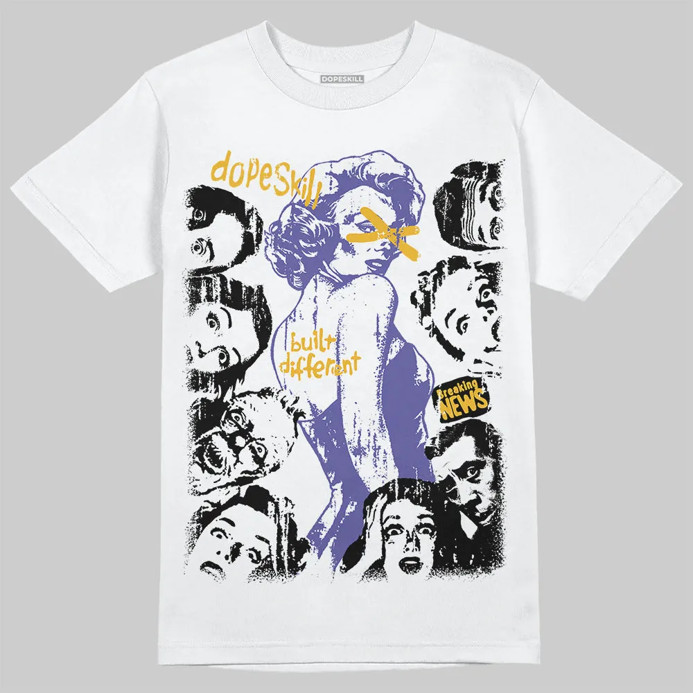 Lakers 4s DopeSkill T-Shirt Built Different Graphic sold by DopeSkill product image thumbnail 2