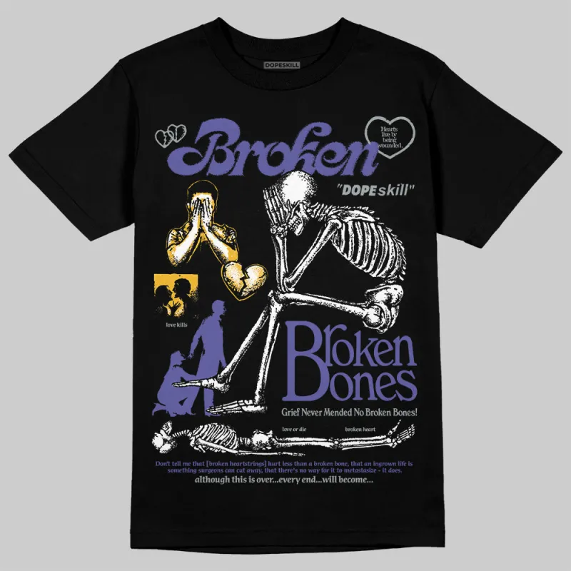 Lakers 4s DopeSkill T-Shirt Broken Bones Graphic sold by DopeSkill