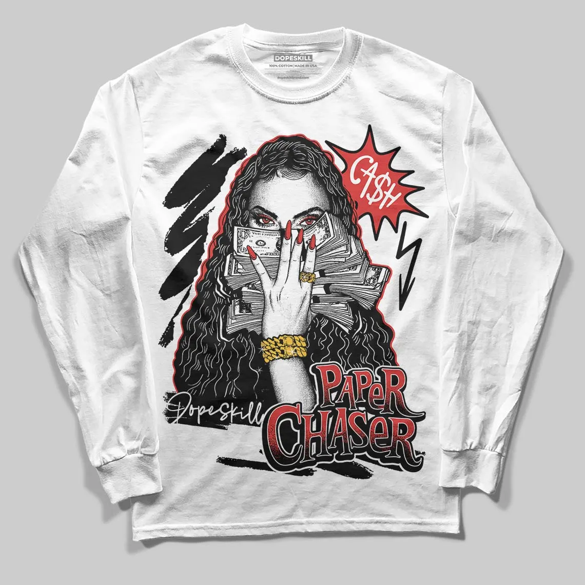 Reverse Infrared 6s DopeSkill Long Sleeve T-Shirt NPC Graphic sold by DopeSkill product image thumbnail 2