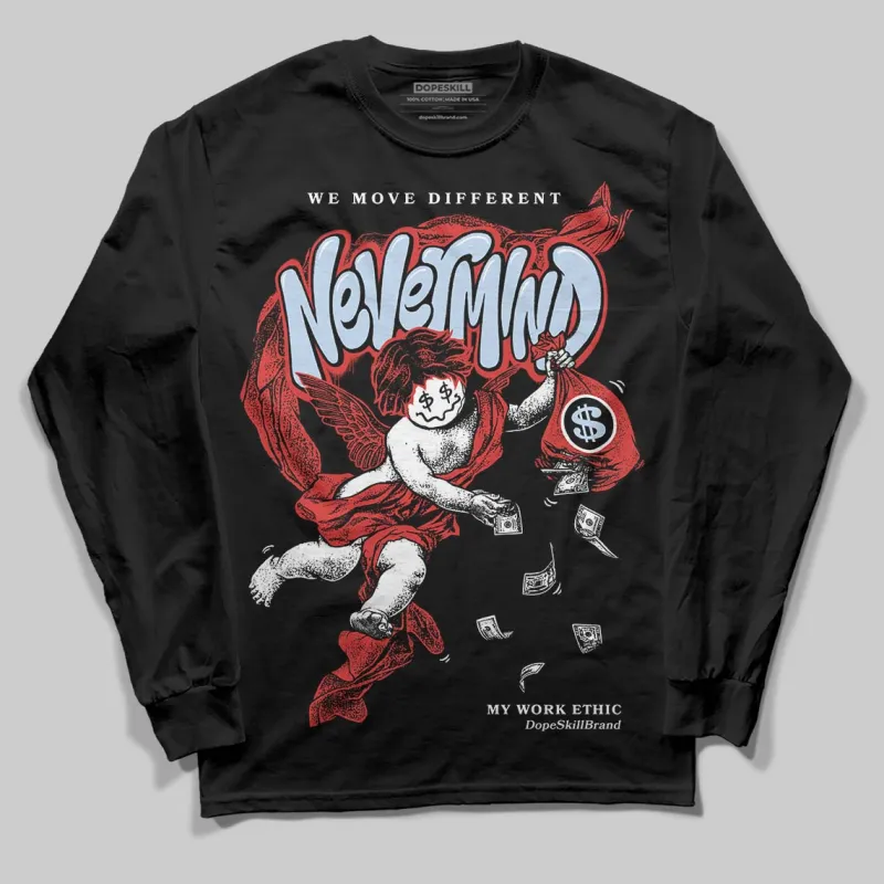 Reverse Infrared 6s DopeSkill Long Sleeve T-Shirt Nevermind Graphic sold by DopeSkill