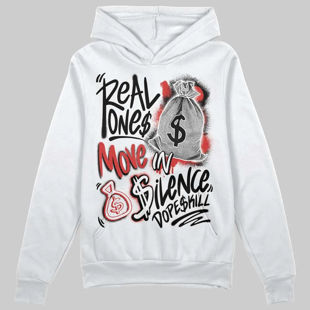 Reverse Infrared 6s DopeSkill Hoodie Sweatshirt Real Ones Move In Silence Graphic sold by DopeSkill product image thumbnail 2