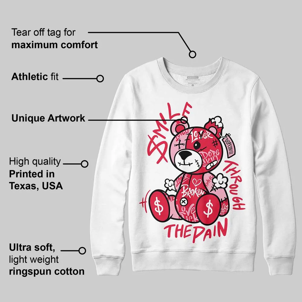 Dunk Valentine's Day DopeSkill Sweatshirt Smile Through The Pain Graphic sold by DopeSkill product image thumbnail 3
