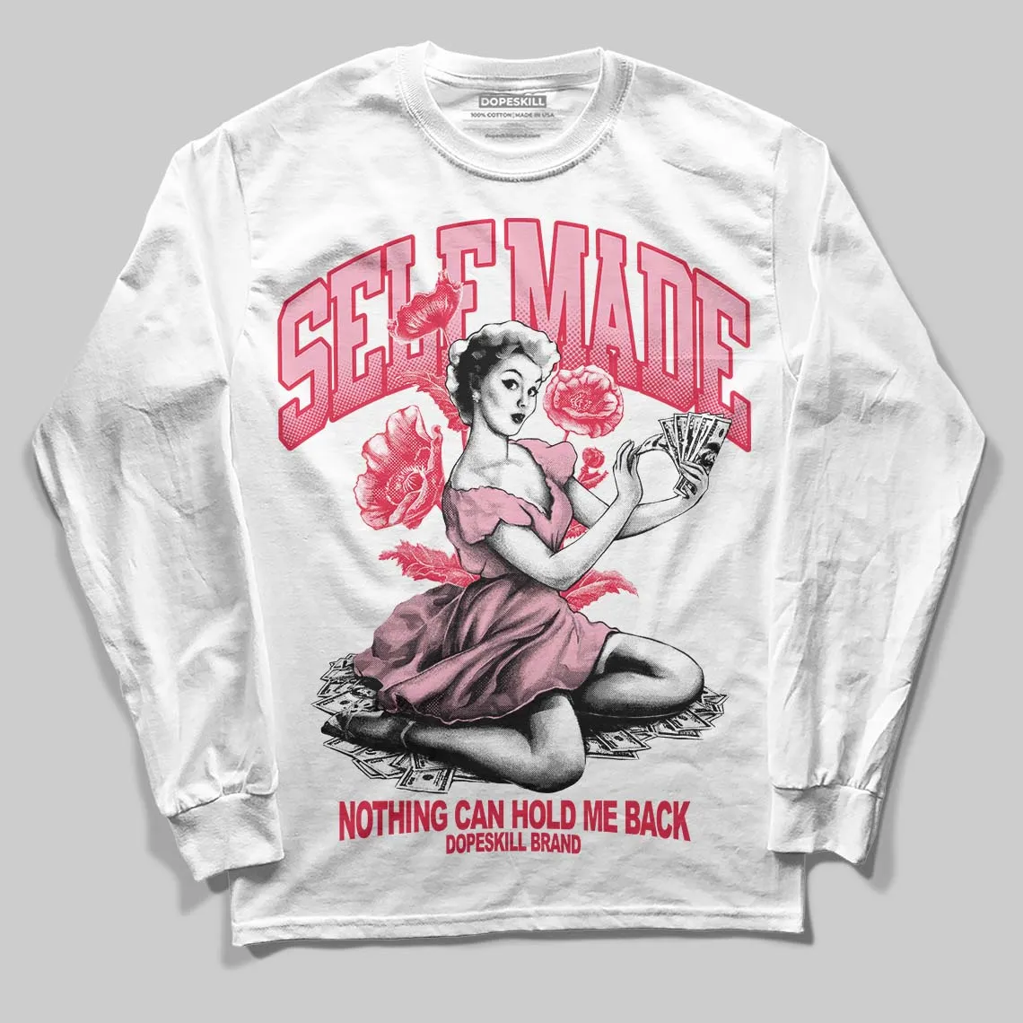 Dunk Valentine's Day DopeSkill Long Sleeve T-Shirt Self Made Graphic sold by DopeSkill