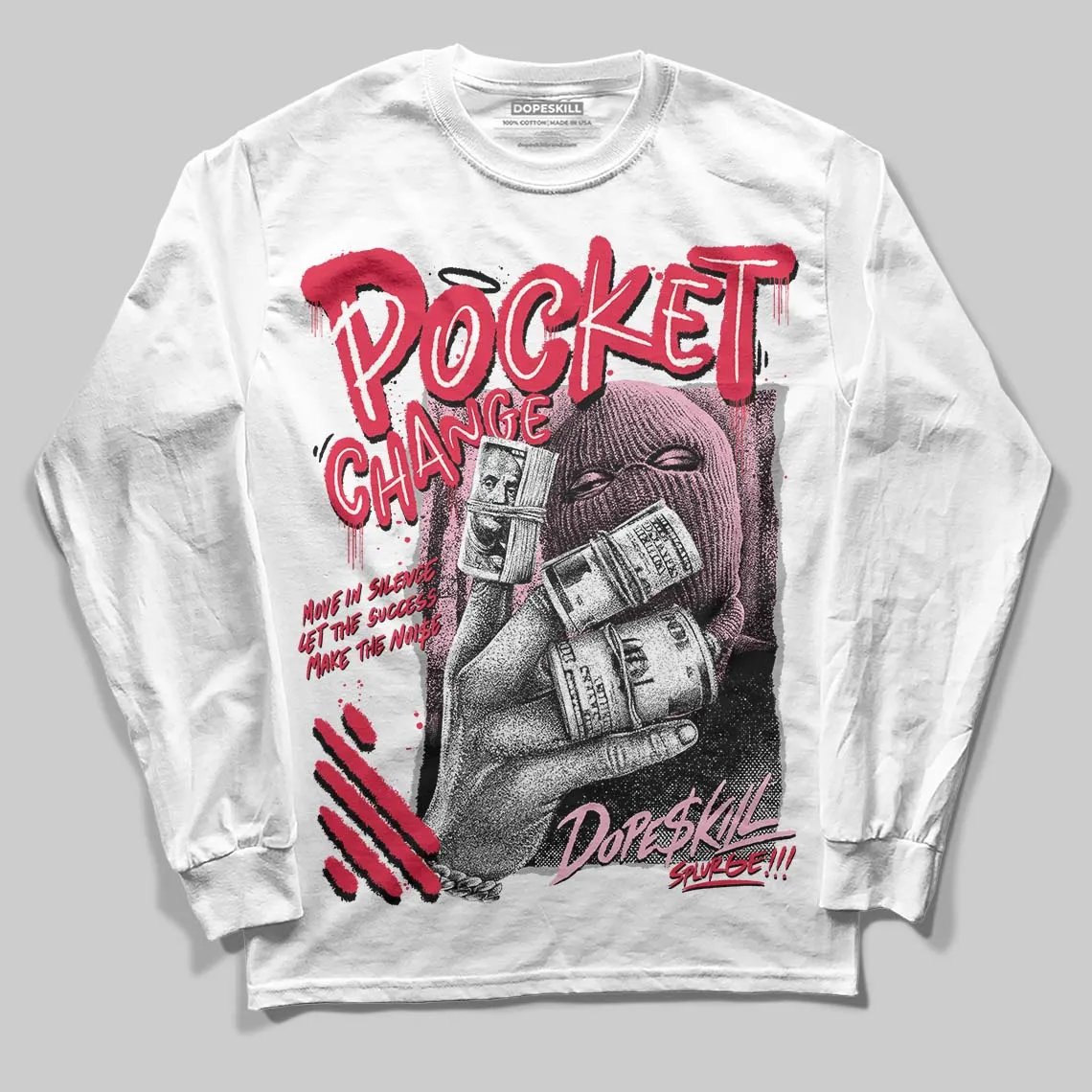 Dunk Valentine's Day DopeSkill Long Sleeve T-Shirt Pocket Change Graphic sold by DopeSkill
