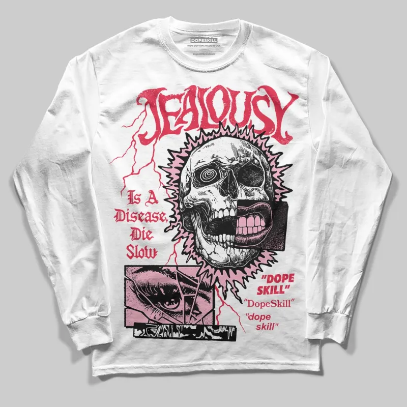 Dunk Valentine's Day DopeSkill Long Sleeve T-Shirt Jealousy Graphic made by DopeSkill