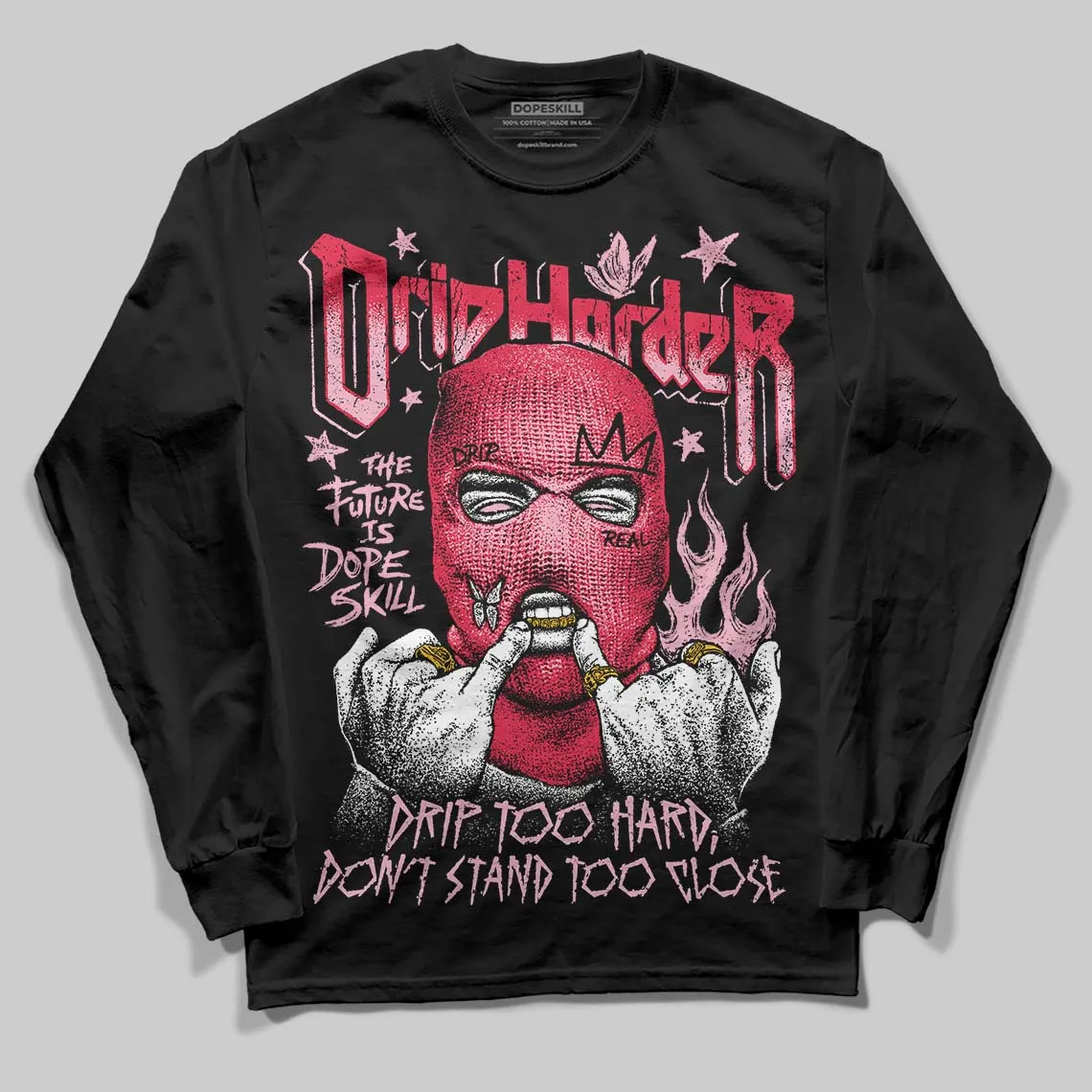 Dunk Valentine's Day DopeSkill Long Sleeve T-Shirt Drip Harder Graphic sold by DopeSkill product image thumbnail 2