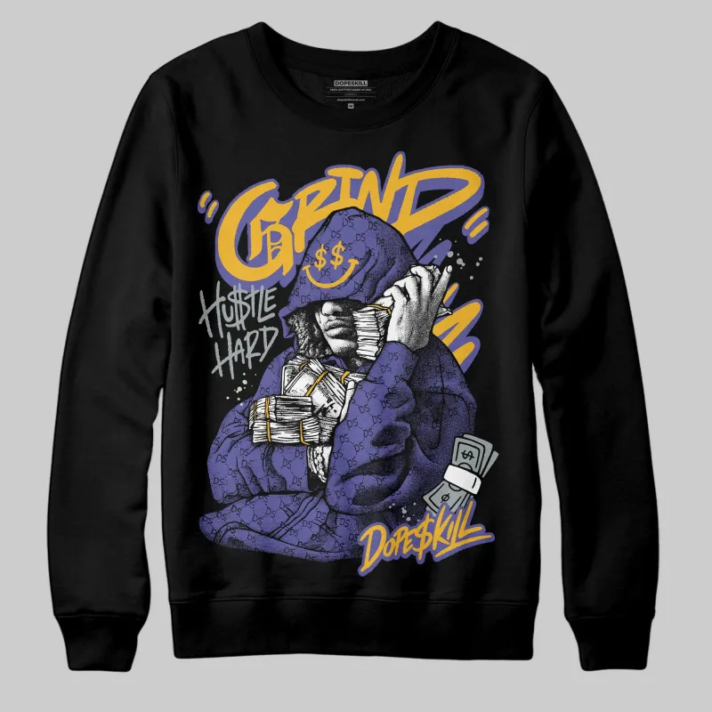 Lakers 4s DopeSkill Sweatshirt Grind Pray Graphic sold by DopeSkill