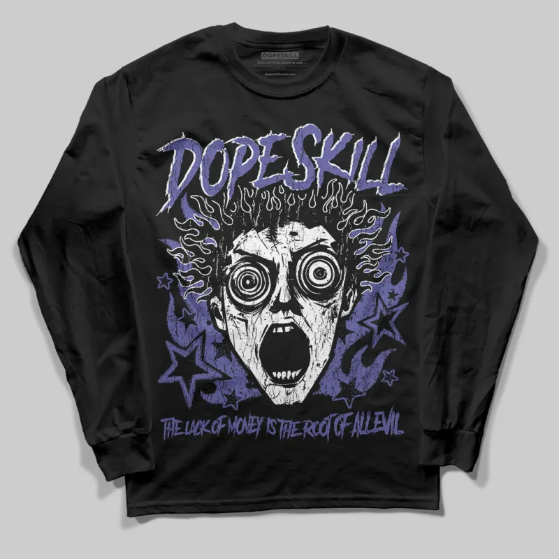 Lakers 4s DopeSkill Long Sleeve T-Shirt Root of Evil Graphic sold by DopeSkill