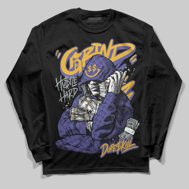 Lakers 4s DopeSkill Long Sleeve T-Shirt Grind Pray Graphic sold by DopeSkill