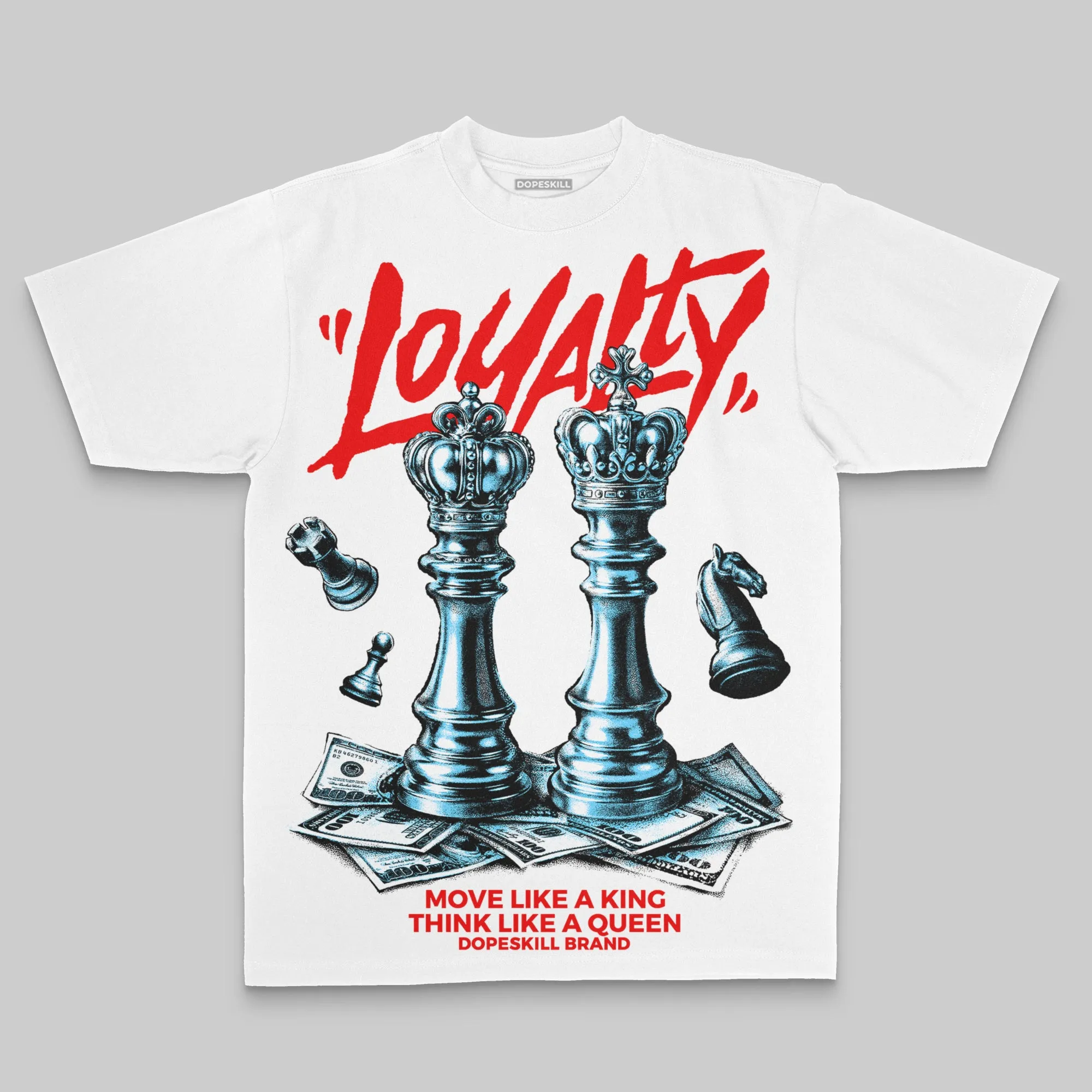 Red Oversize Print 'Loyalty' DopeSkill Graphic T-shirt sold by DopeSkill product image thumbnail 2