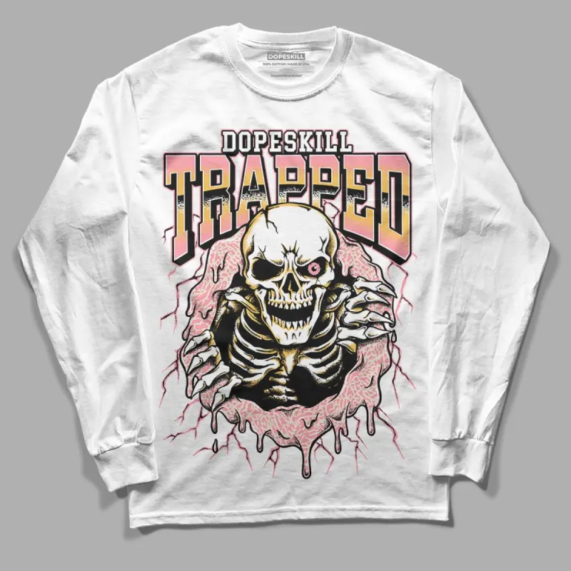 Red Stardust 3s DopeSkill Long Sleeve T-Shirt Trapped Halloween Graphic sold by DopeSkill