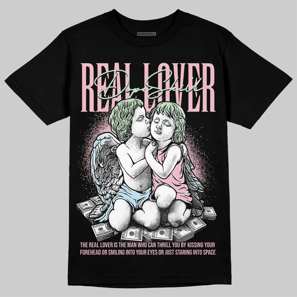 Medium Soft Pink 4s DopeSkill T-Shirt Real Lover Graphic sold by DopeSkill
