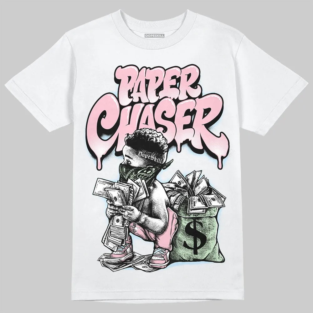 Medium Soft Pink 4s DopeSkill T-Shirt Paper Chaser Boy Graphic sold by DopeSkill product image thumbnail 2
