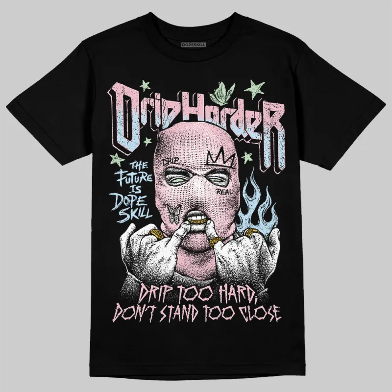 Medium Soft Pink 4s DopeSkill T-Shirt Drip Harder Graphic sold by DopeSkill